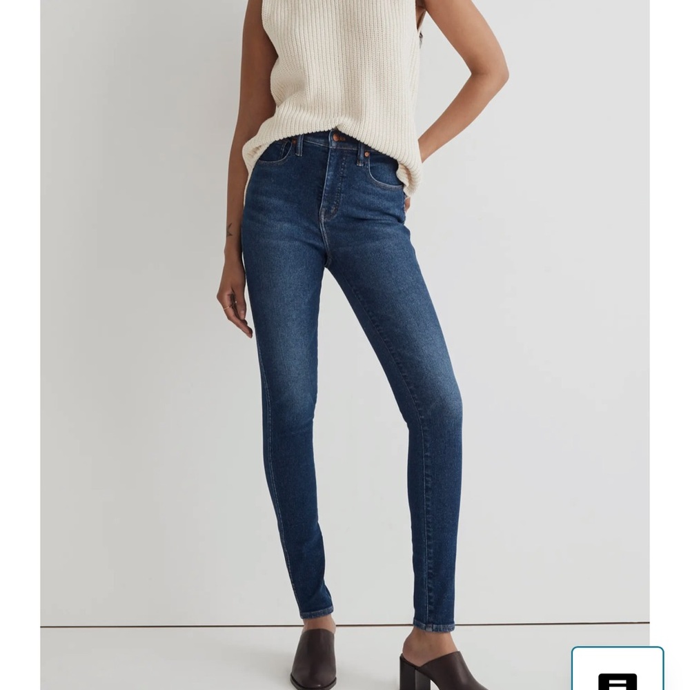 Madewell Dark Blue Skinny Jeans